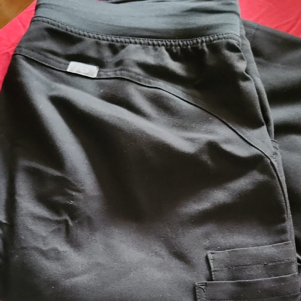 Figs Black Technical Collection Pants